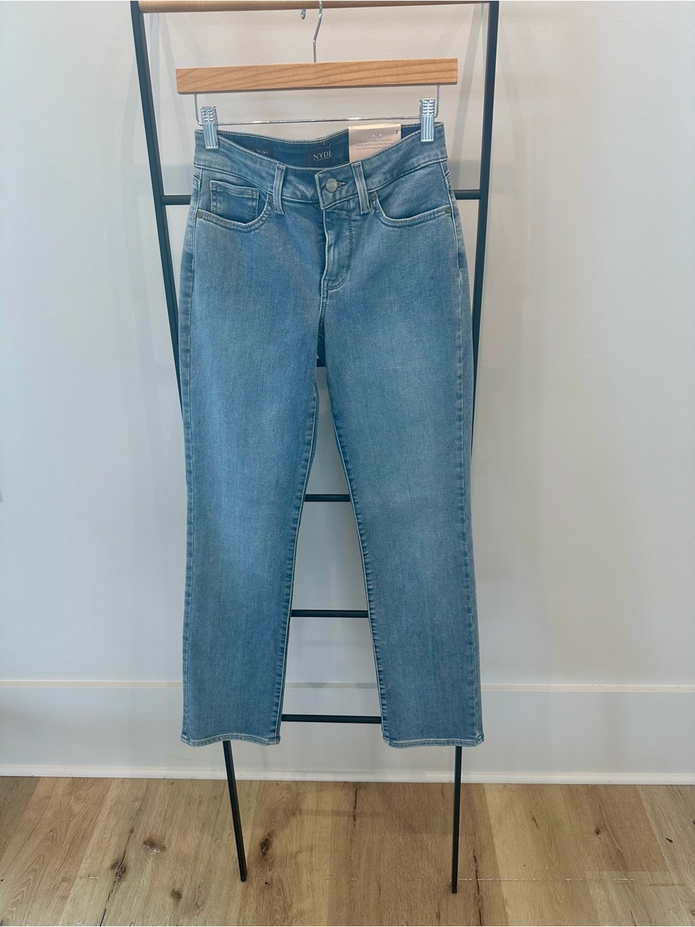 NYDJ Classic Light Blue Straight Leg Jeans